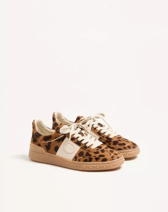 Valentino Upvillage Trainer In Pony-Effect Calfskin Leather - Image 7
